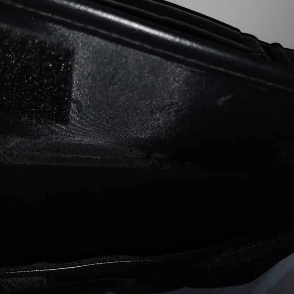 Sumdex Black Leather Laptop Briefcase